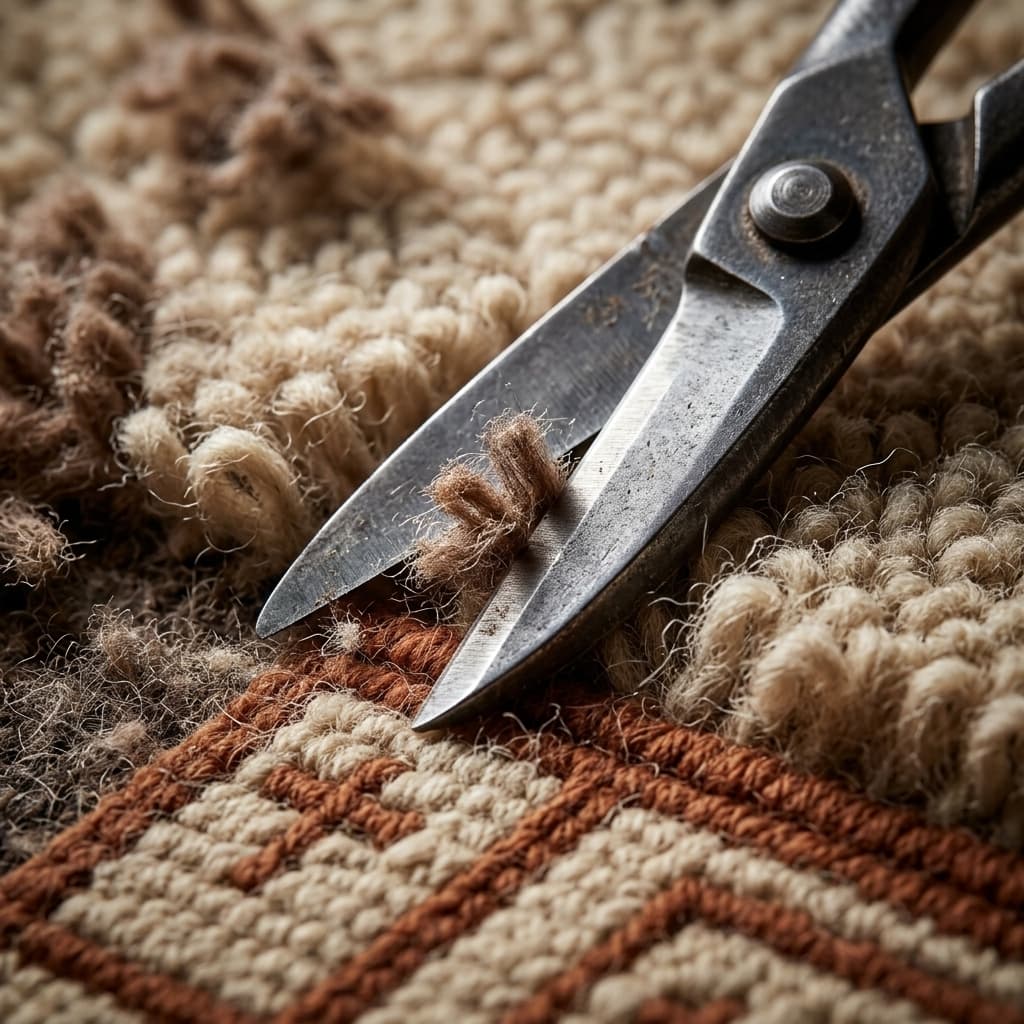 Caring for a luxury hand-knotted rug